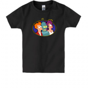 Детская футболка с героями Футурамы