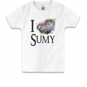 Детская футболка Я люблю Сумы