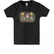 Детская футболка с главными героями мультфильма "Разочарование"