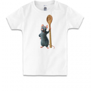 Детская футболка с мышонком и лопаткой