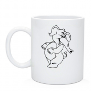 Чашка со слоником