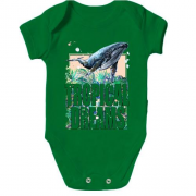Дитячий боді з китом "tropical dreams"