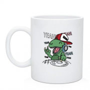 Чашка Динозавр-диджей (2)