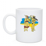 Чашка Украинский солдат и казак