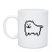 Чашка Undertale game dog (2)