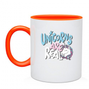 Чашка Unicorns are real