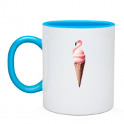 Чашка "Мороженное фламинго"
