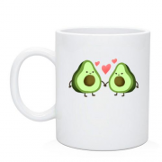 Чашка "Пара влюбленных авокадо"