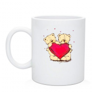 Чашка "Закохані ведмедики"