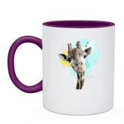 Чашка "Задумчивый жираф"
