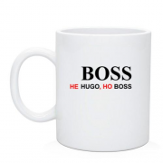 Чашка для шефа "не hugo, но boss"