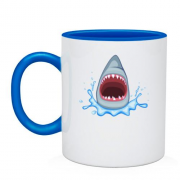 Чашка с акульей пастью