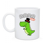 Чашка с динозавром ПапаЗавр