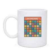 Чашка с иконками для инженера
