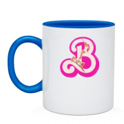 Чашка с изображением Барби и Кевина "B"