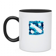 Чашка с ледяным логотипом Dota 2