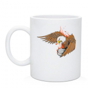 Чашка с летящим орлом