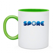 Чашка з логотипом гри Spore