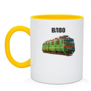 Чашка с локомотивом поезда ВЛ80