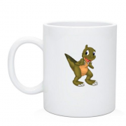 Чашка з маленьким динозавриком