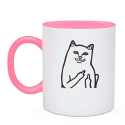 Чашка с милым котиком :)