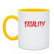 Чашка с надписью Fatality (Mortal Kombat)