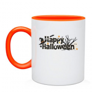 Чашка с надписью Happy Halloween (2)