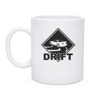 Чашка с надписью "Дрифт"