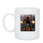 Чашка с обложкой игры God of War 2