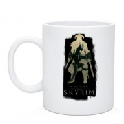 Чашка с постером Довакин с драконом - Skyrim