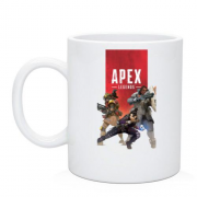 Чашка с постером игры Apex - legends