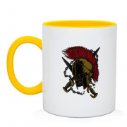 Чашка з шоломом "sparta warrior"