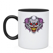 Чашка зі страшним клоуном