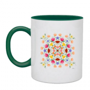 Чашка с цветами-колокольчиками