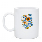 Чашка з квітковим орнаментом (2)