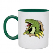 Чашка з вириваючимся динозавром (2)