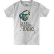 Детская футболка Evil Music