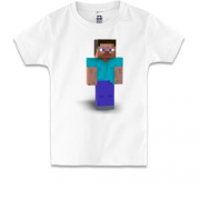 Детская футболка Minecraft Стив (2)