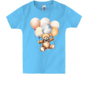 Дитяча футболка Ведмедик Тедді з надувними кулями