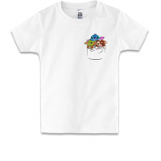 Детская футболка Мультяшки в кармашке