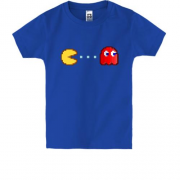 Детская футболка Pacman vs  ghost"