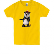 Детская футболка Панда-турист