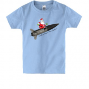Детская футболка Санта на ракете ATACMS