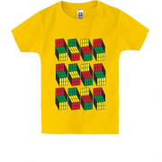 Детская футболка Шелдона с кубами