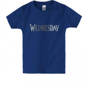 Дитяча футболка Wednesday лого