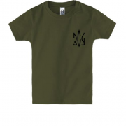 Детская футболка ЗСУ - Тризуб (мини)