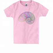 Детская футболка "Абстрактный водоворот"