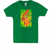 Детская футболка "Бобер - бензопила"