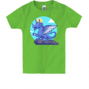 Детская футболка "Голубой Дракон"