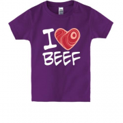 Дитяча футболка "I love Beef"